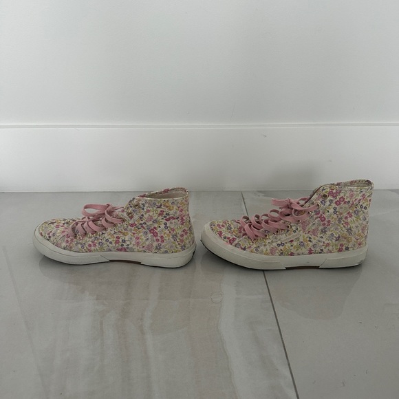 Superga X Loveshackfancy Floral High Top Sneakers - Picture 6 of 9